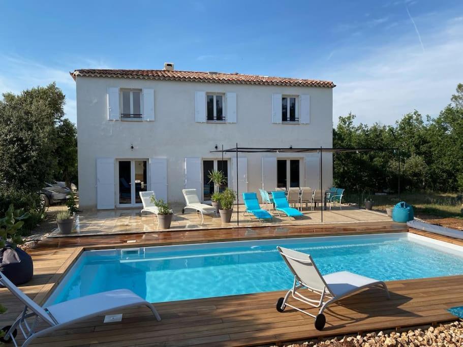 Villa Piscine - Gorges Du Verdon, Lac De Sainte-Croix Régusse Extérieur photo